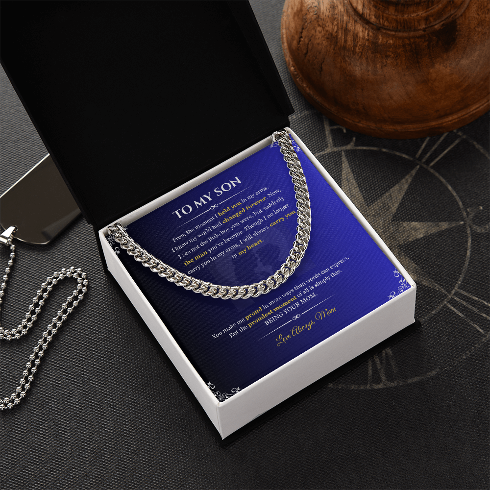 To My Son "From the Moment"#2 | Cuban Link Chain