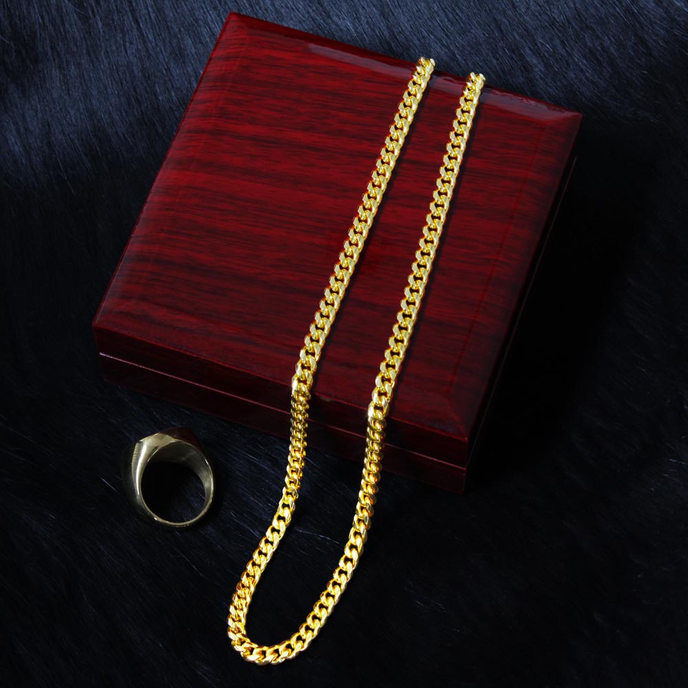 To My Son "From the moment"| Cuban Link Chain