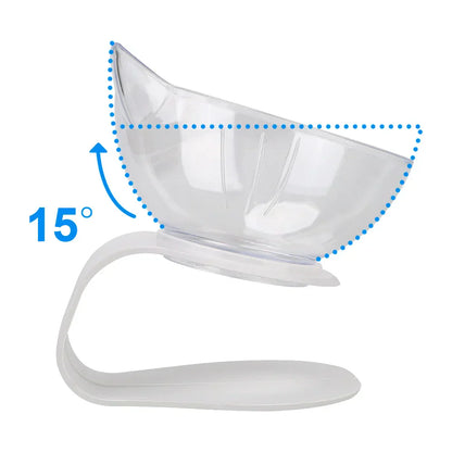 Ergonomic Double Pet Bowl Set – Non-Slip, Raised Stand for Dogs & Cats