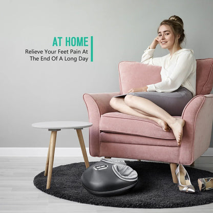 Shiatsu Foot Massager – Deep Knead with Heat & Air Compression