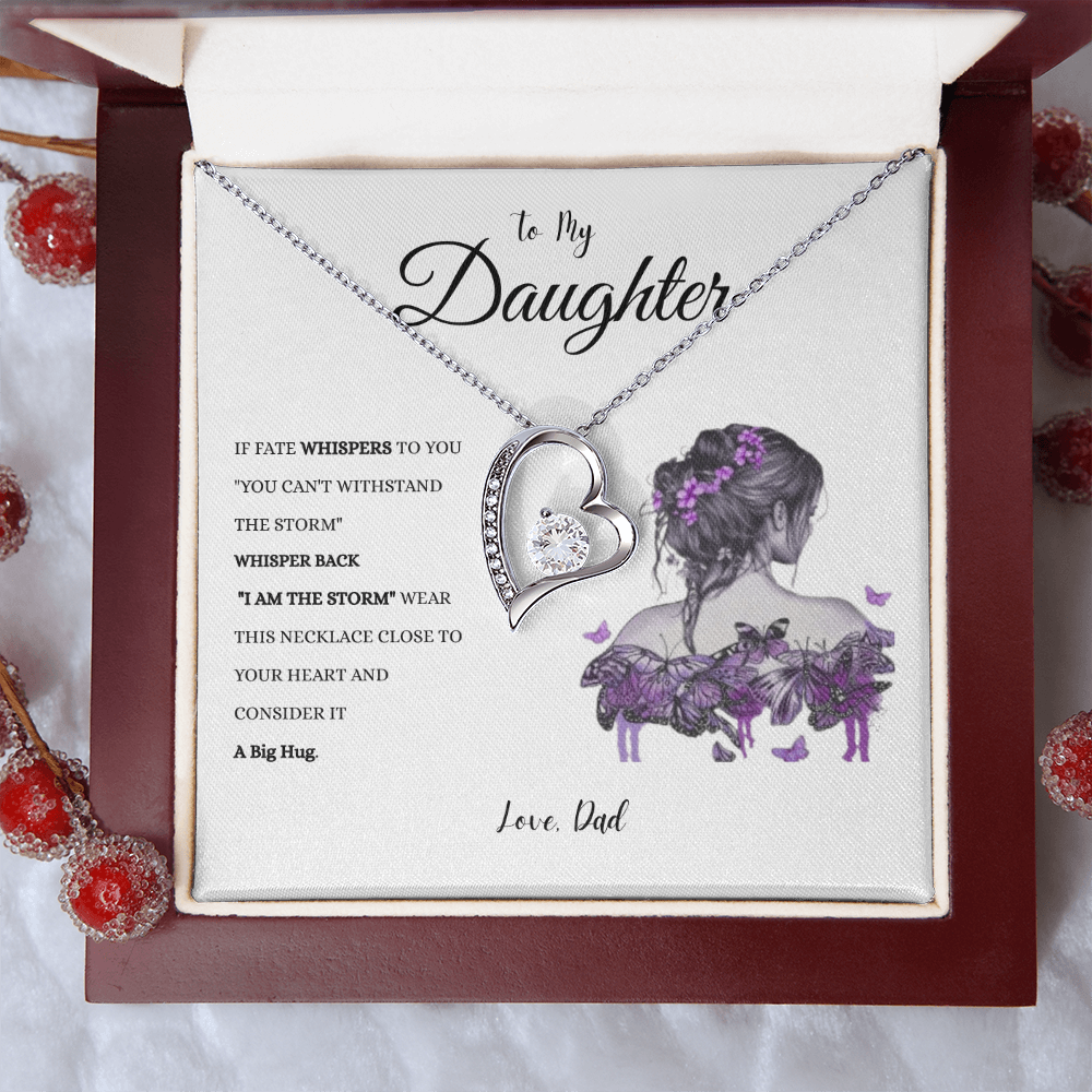 To My Daughter "IF FATE" #1 Love Dad | Forever Love Necklace