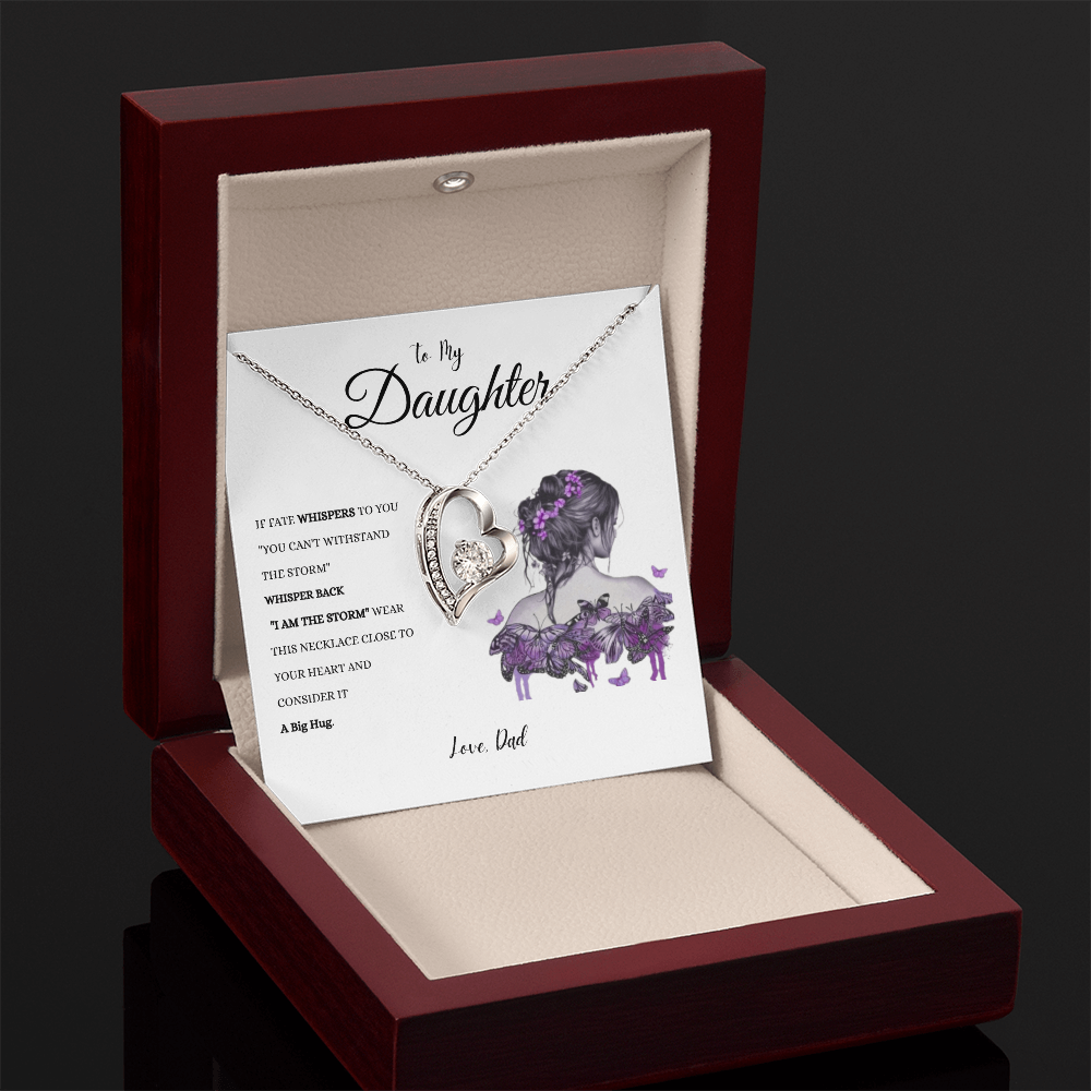 To My Daughter "IF FATE" #1 Love Dad | Forever Love Necklace