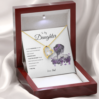 To My Daughter "IF FATE" #1 Love Dad | Forever Love Necklace