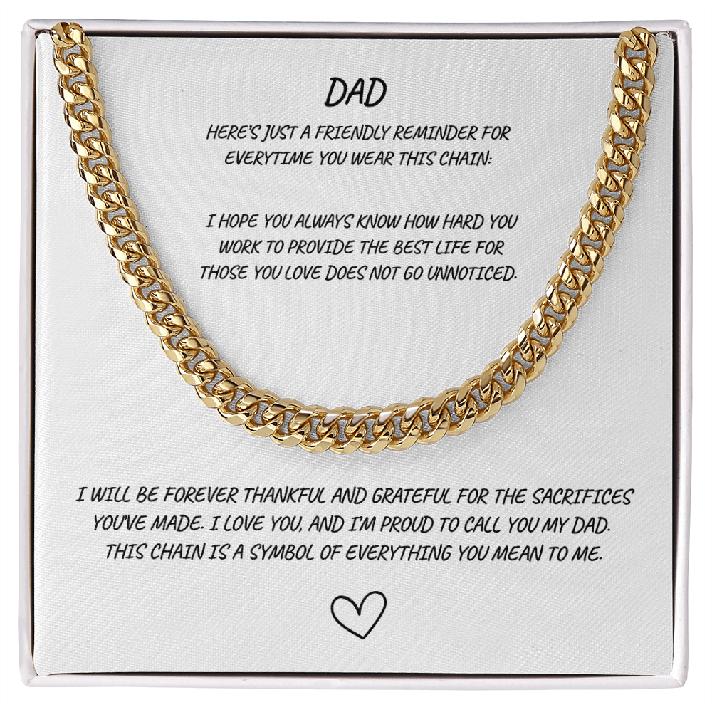 DAD Cuban Link Chain