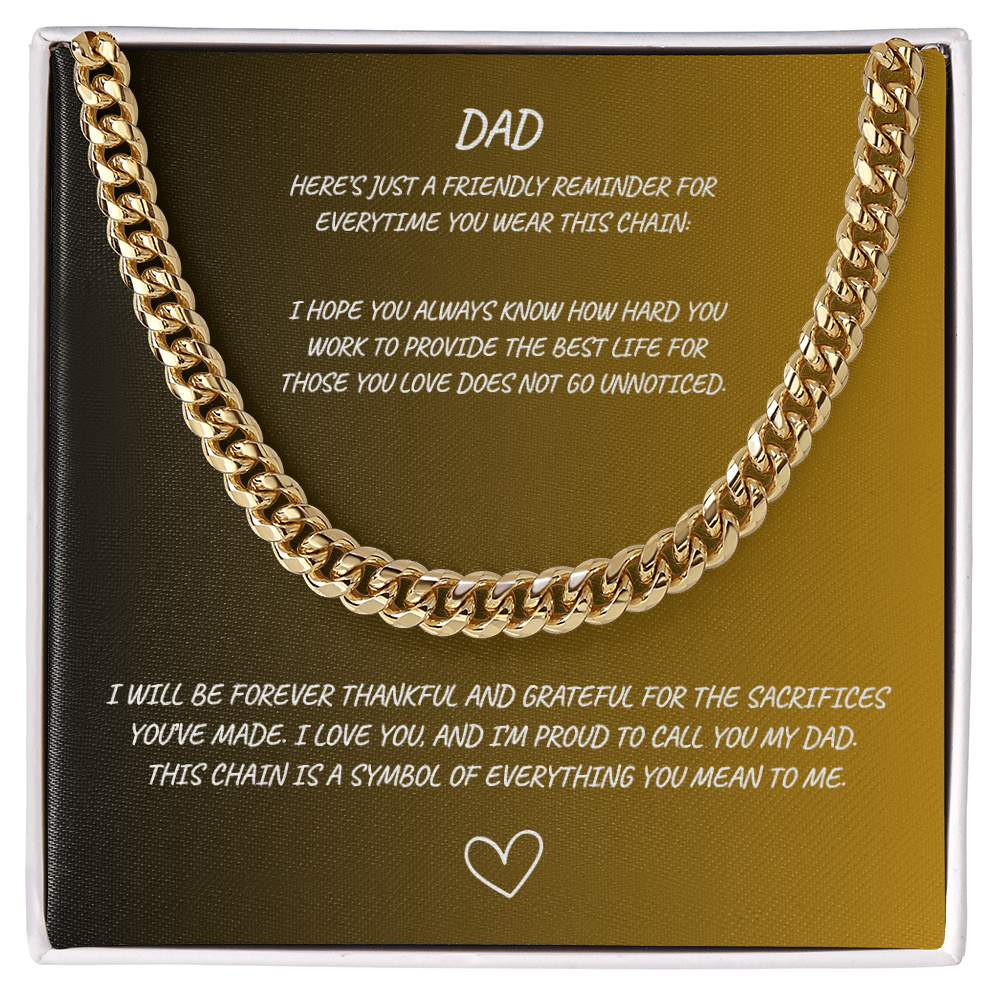 DAD Cuban Link Chain