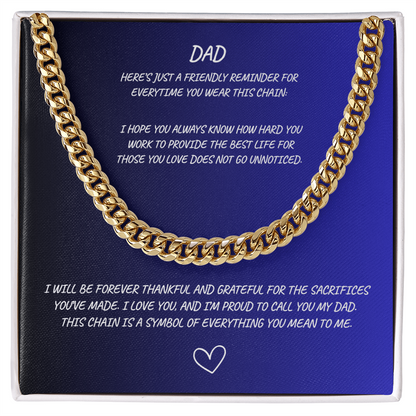 DAD Cuban Link Chain