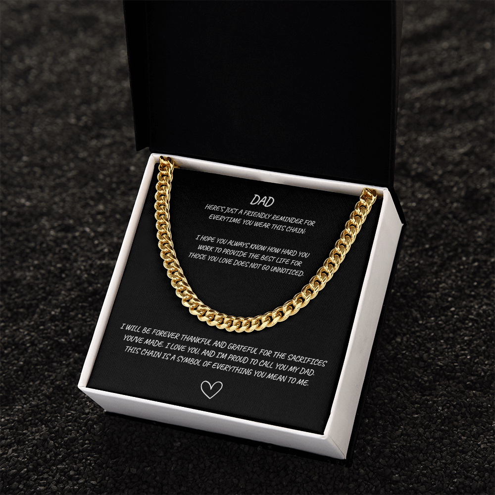 DAD Cuban Link Chain