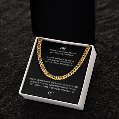 DAD Cuban Link Chain