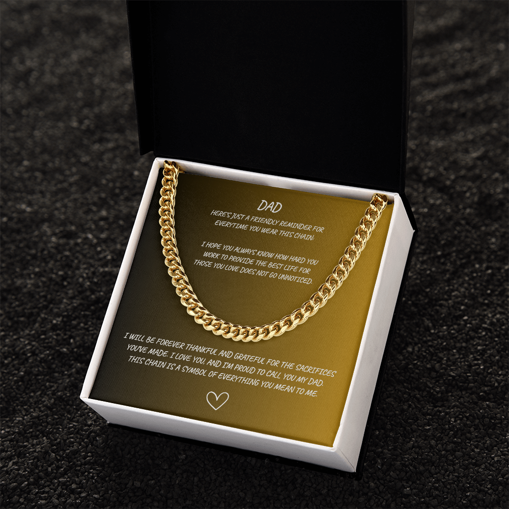 DAD Cuban Link Chain