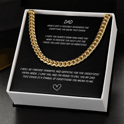 DAD Cuban Link Chain