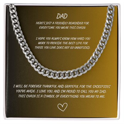 DAD Cuban Link Chain