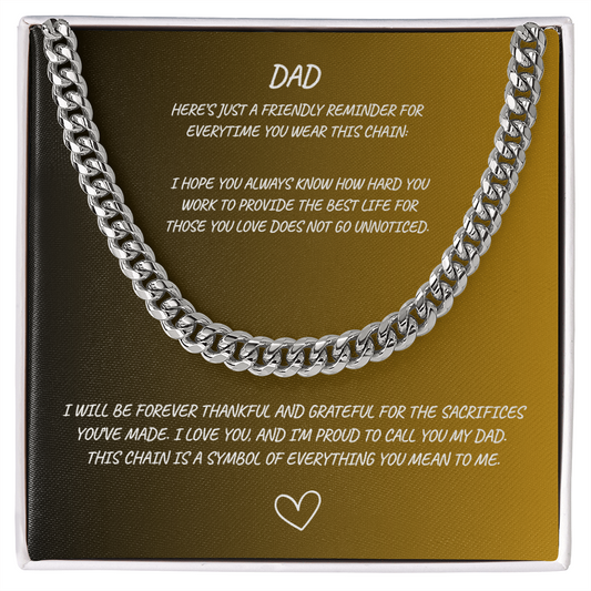 DAD Cuban Link Chain