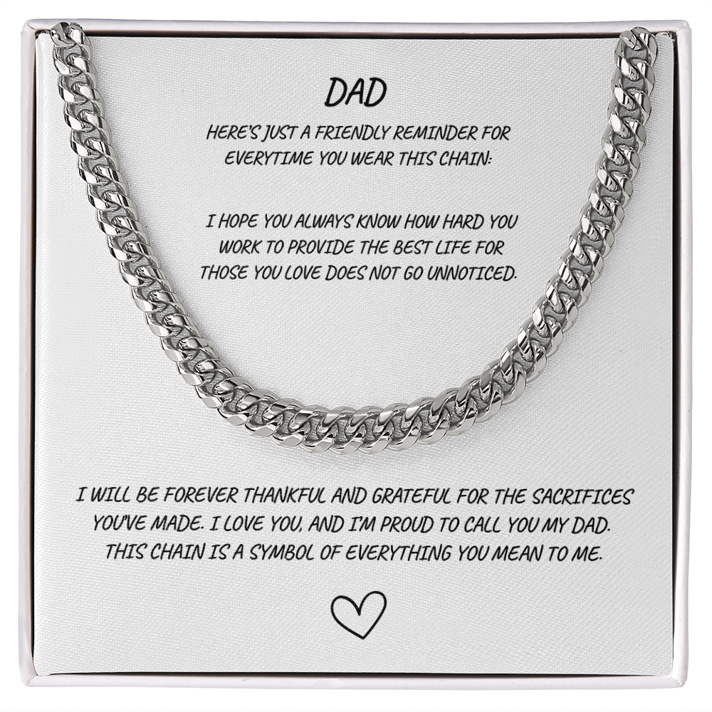 DAD Cuban Link Chain