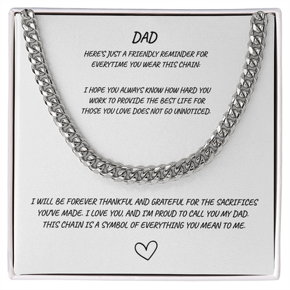 DAD Cuban Link Chain