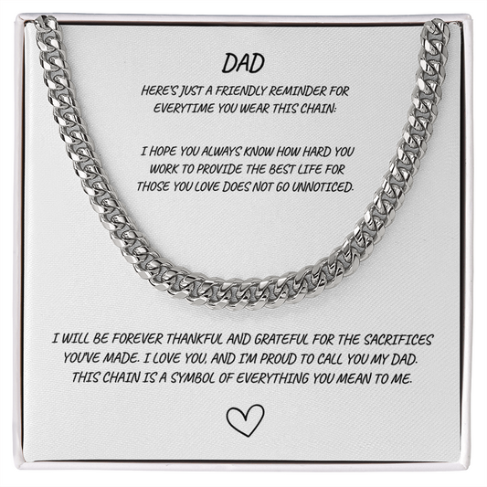 DAD Cuban Link Chain
