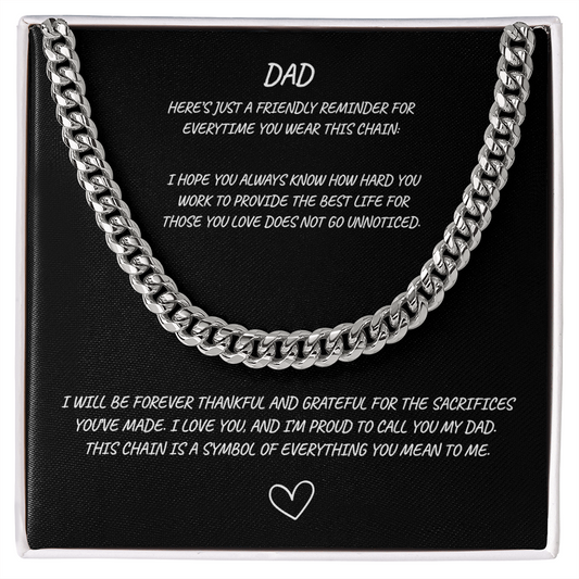 DAD Cuban Link Chain