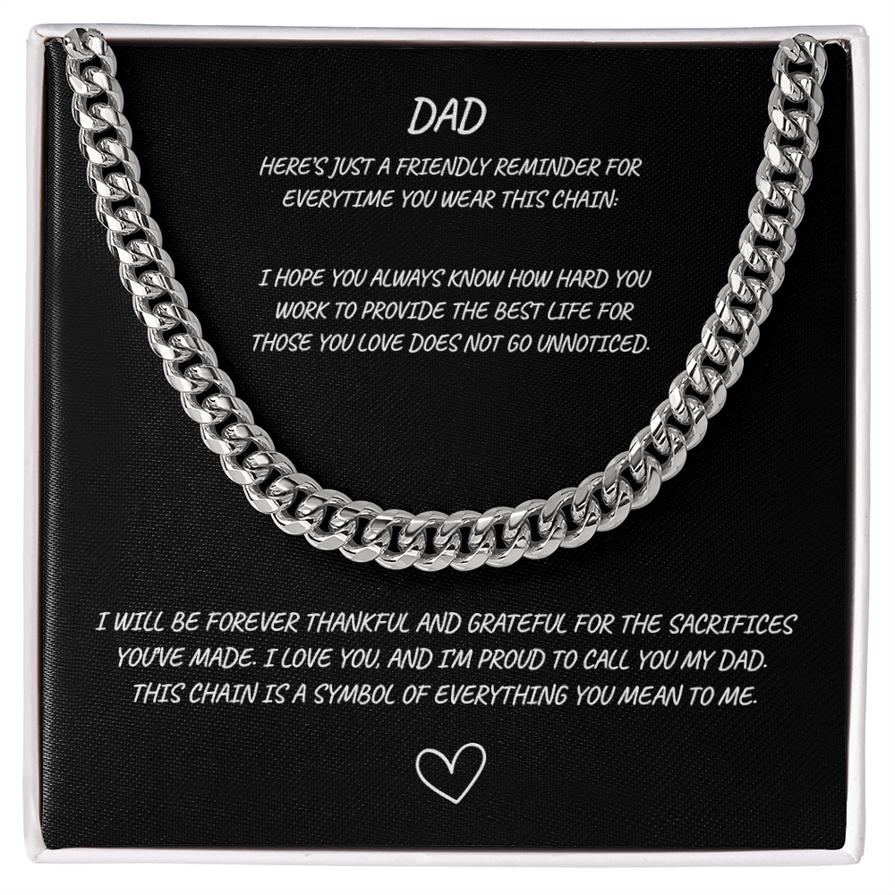 DAD Cuban Link Chain