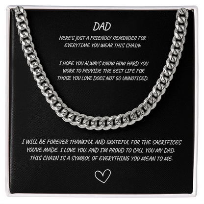 DAD Cuban Link Chain