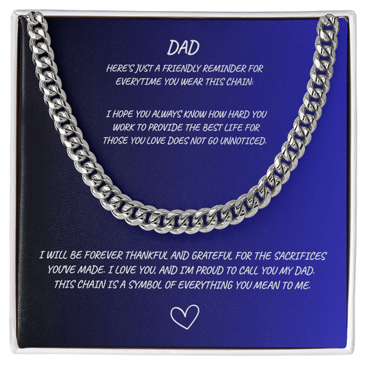 DAD Cuban Link Chain