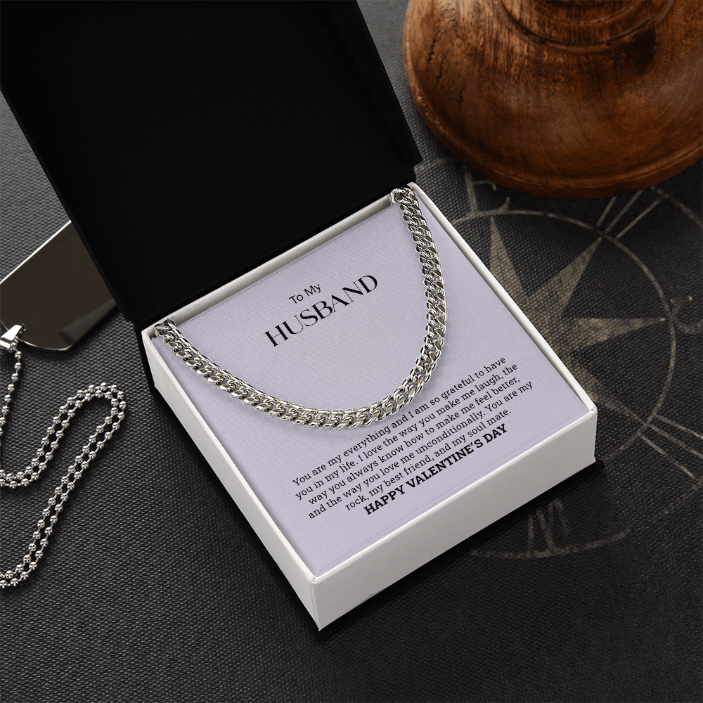 To My Husband  |Cuban Link Chain