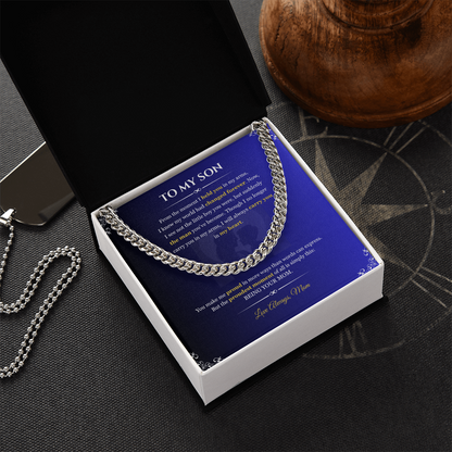 To My Son "From the Moment"#2 | Cuban Link Chain