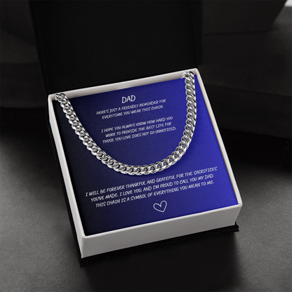 DAD Cuban Link Chain
