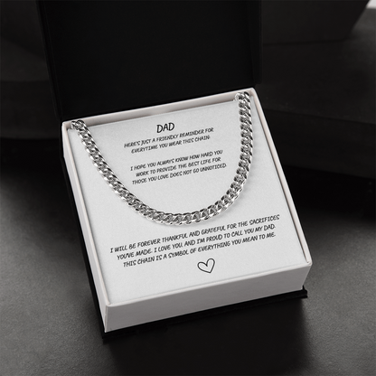 DAD Cuban Link Chain