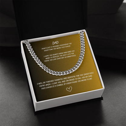 DAD Cuban Link Chain