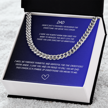 DAD Cuban Link Chain