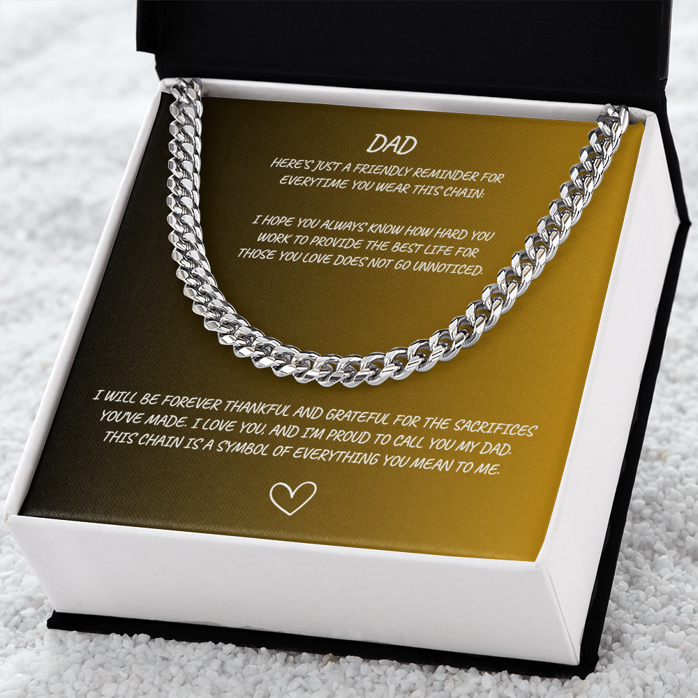 DAD Cuban Link Chain