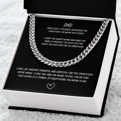 DAD Cuban Link Chain