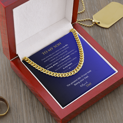 To My Son "From the day"| Cuban Link Chain
