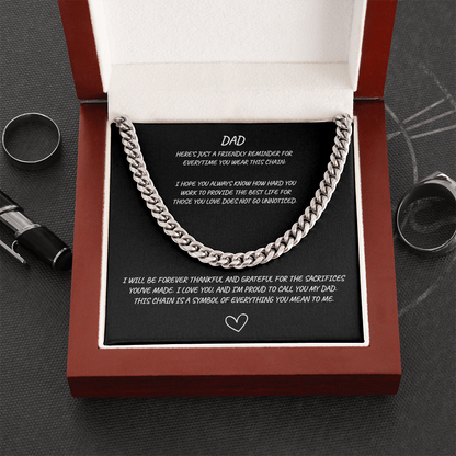 DAD Cuban Link Chain