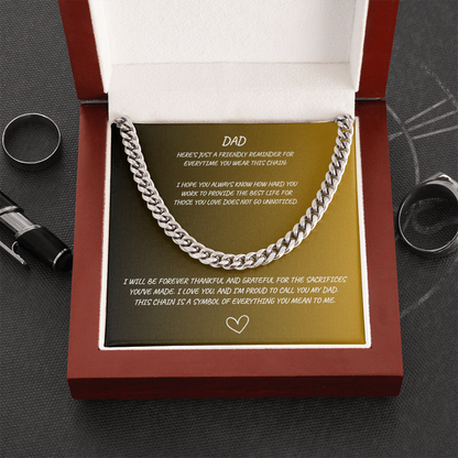 DAD Cuban Link Chain