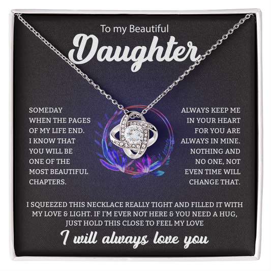 To My Daughter | Love Knot Necklace