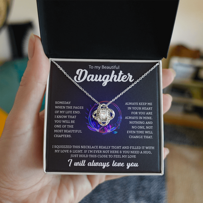 To My Daughter | Love Knot Necklace