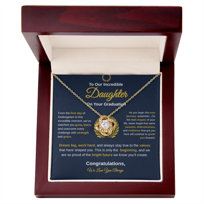 To Our Incredible Daughter | Love Knot Necklace