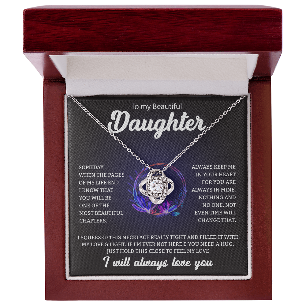 To My Daughter | Love Knot Necklace