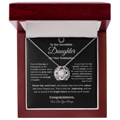 To Our Incredible Daughter | Love Knot Necklace