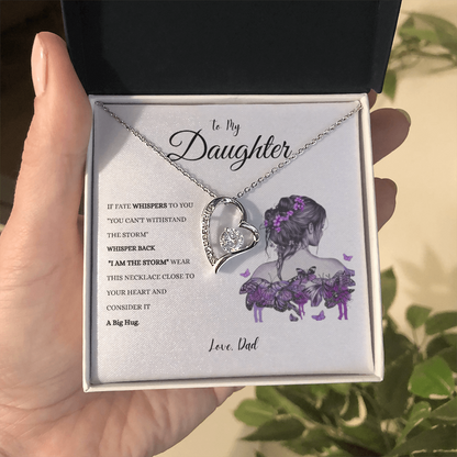 To My Daughter "IF FATE" #1 Love Dad | Forever Love Necklace